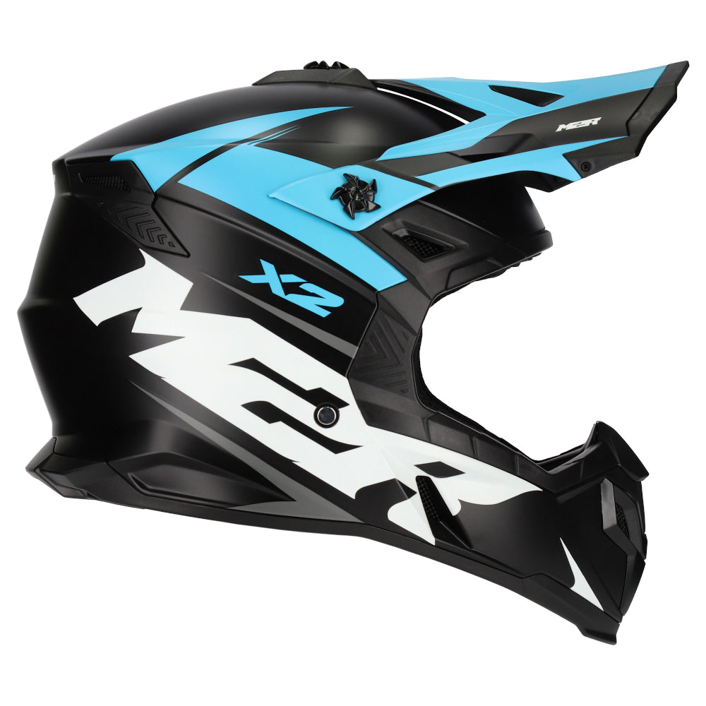 M2R X2 ECE 22.06 Certified Off-Road Race Helmet - TDUB PC-2 - XL #1126025