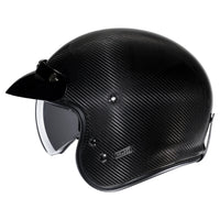 HJC V31 Carbon ECE 22.06 Certified Open Face Helmet - SOLID BLACK - XS #1125638