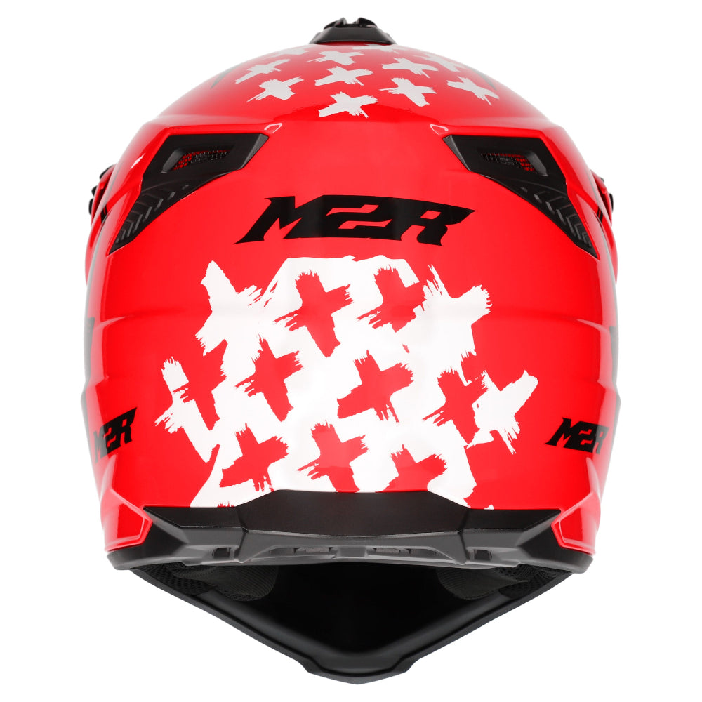 M2R X2 ECE 22.06 Certified Off-Road Race Helmet - TDUB PC-1 - XL #1126019