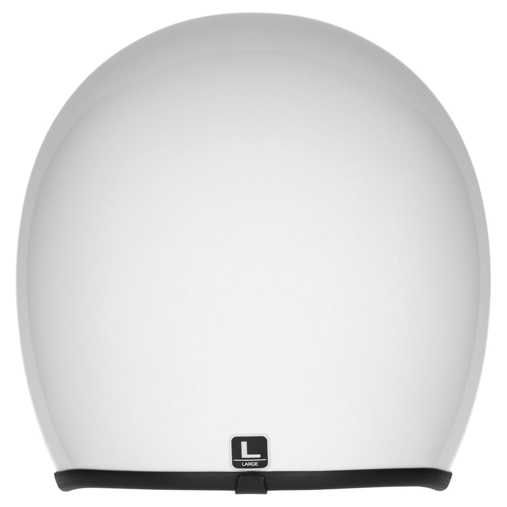 M2R Prime Open Face Motorcycle Helmet Low Slung Fit - White Studs - XL #1126362