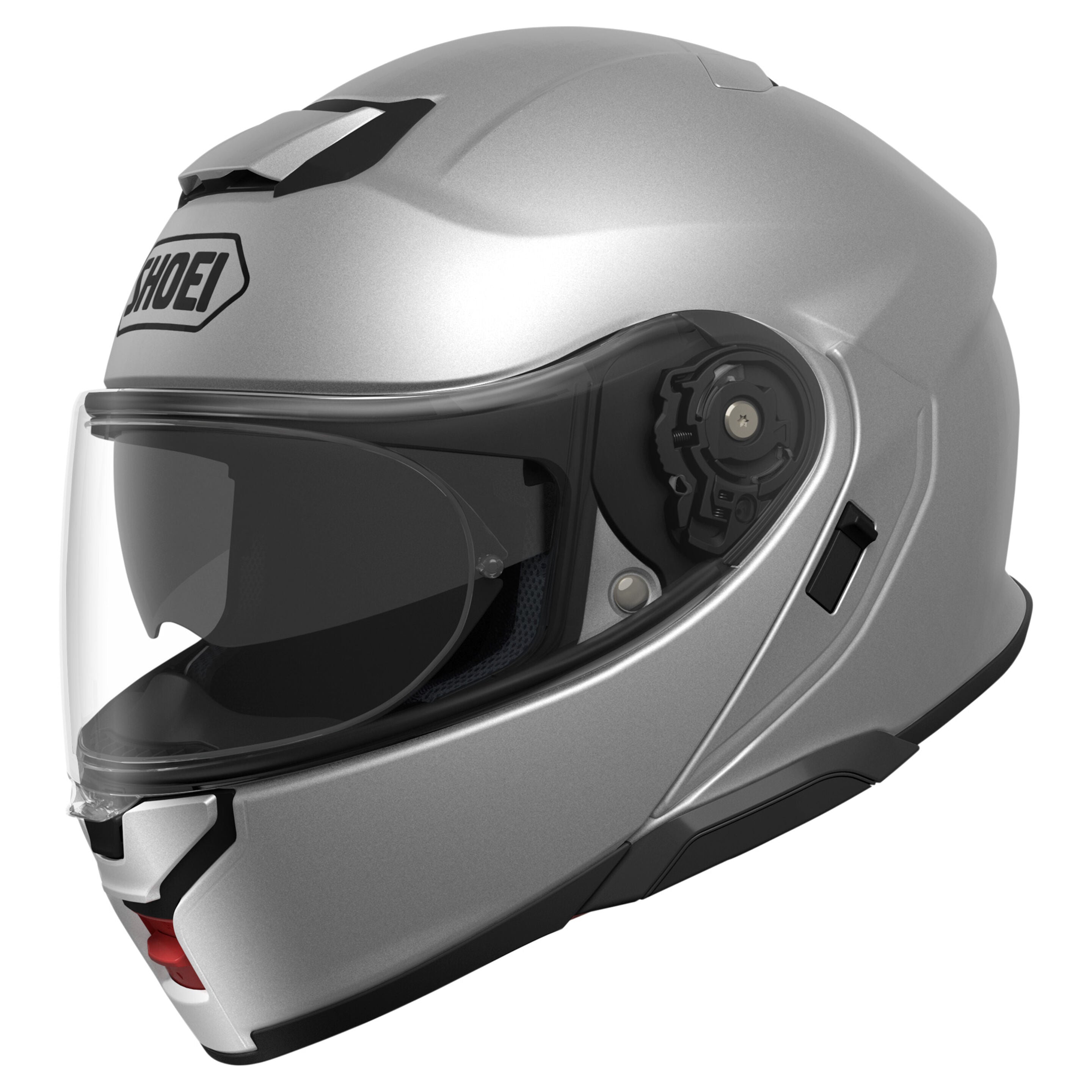 Shoei Neotec 3 Flip Up Motorcycle Helmet - Light Silver - S #1126691