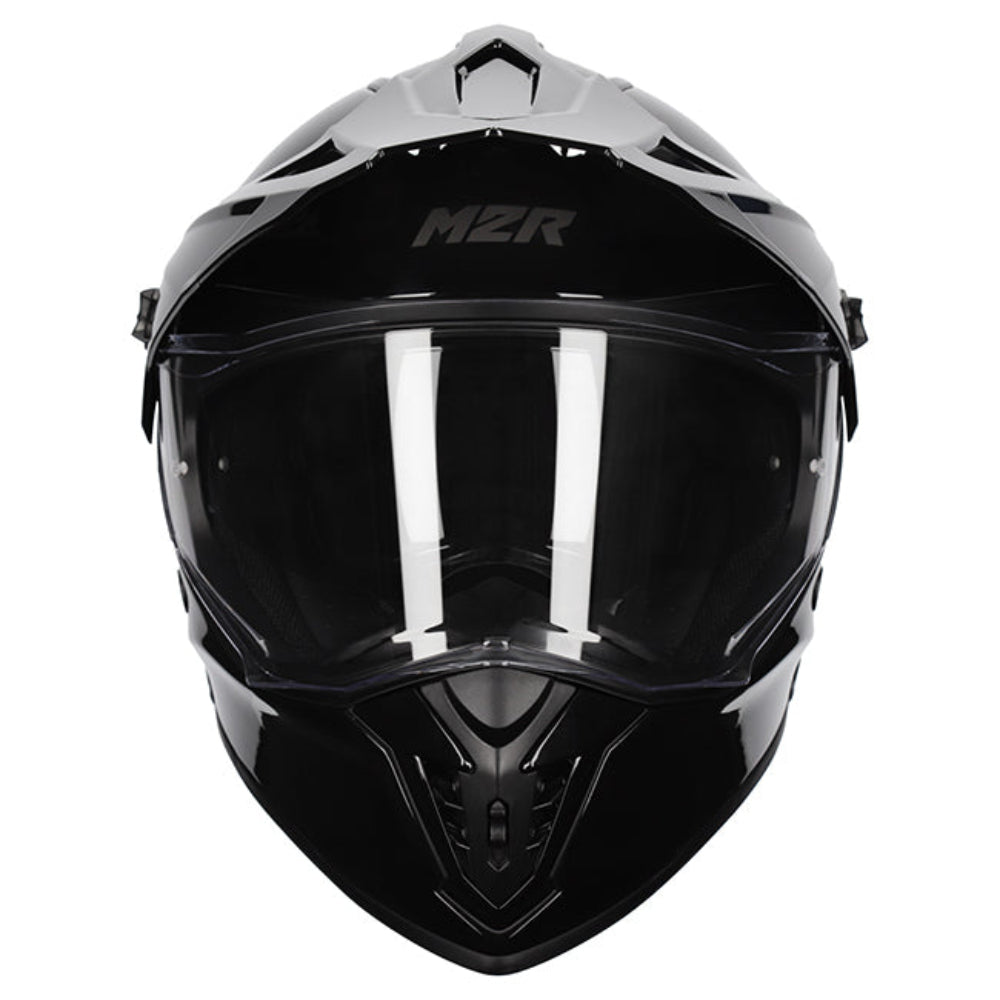 M2R Navigator Motorcycle Helmet ECE 22.06 Dual Sport - Black - 2XL #1126701