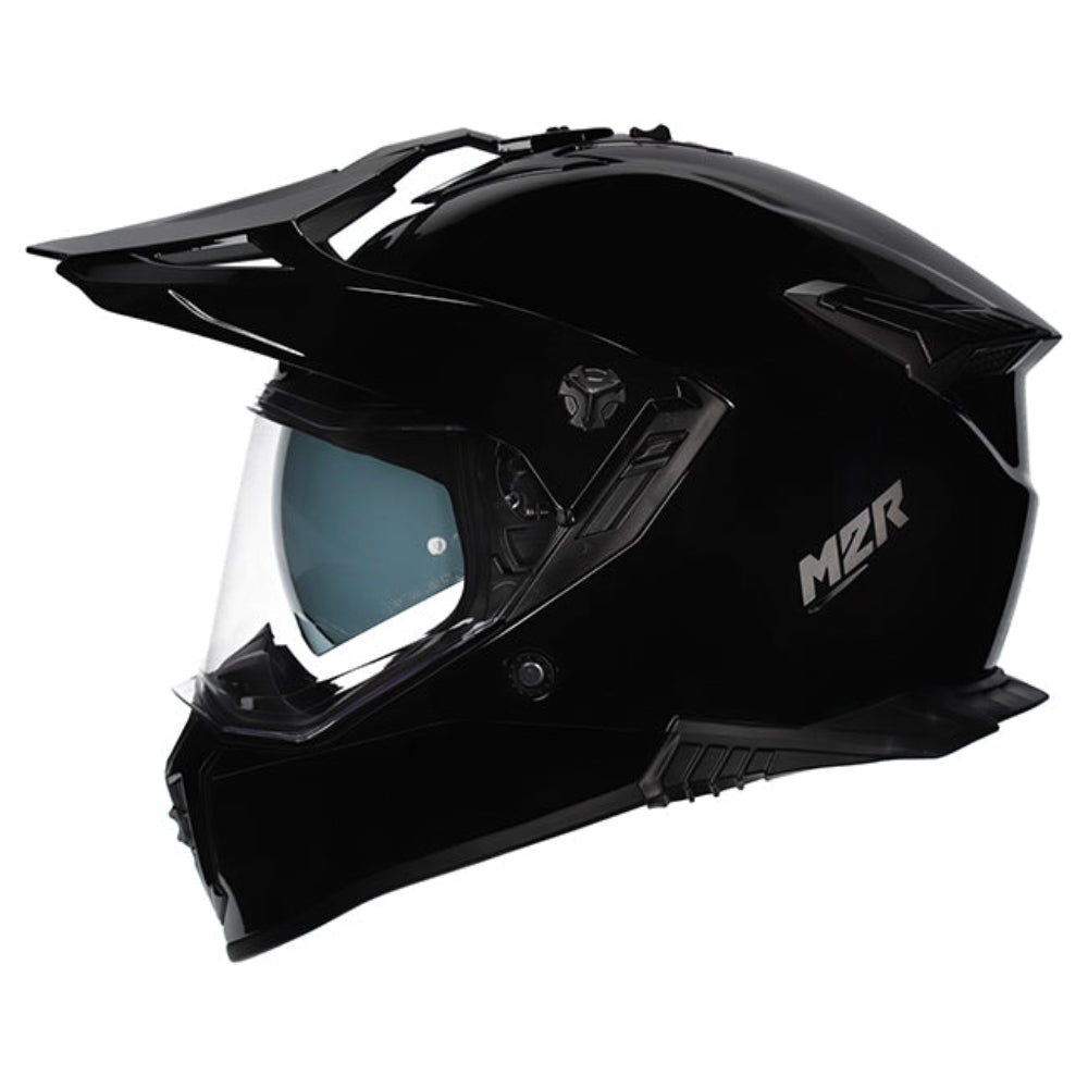 M2R Navigator Motorcycle Helmet ECE 22.06 Dual Sport - Black - 2XL #1126701