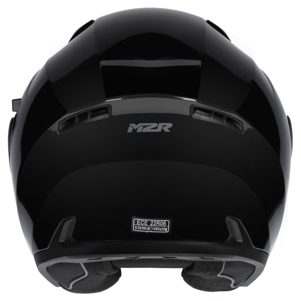 M2R Orbit ECE22.06 Certified Open Face Helmet - Black - XS #1126720