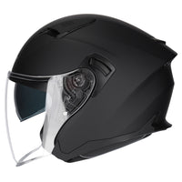 M2R Orbit ECE22.06 Certified Open Face Helmet - Matt Black - XL #1126730