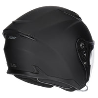 M2R Orbit ECE22.06 Certified Open Face Helmet - Matt Black - XL #1126730