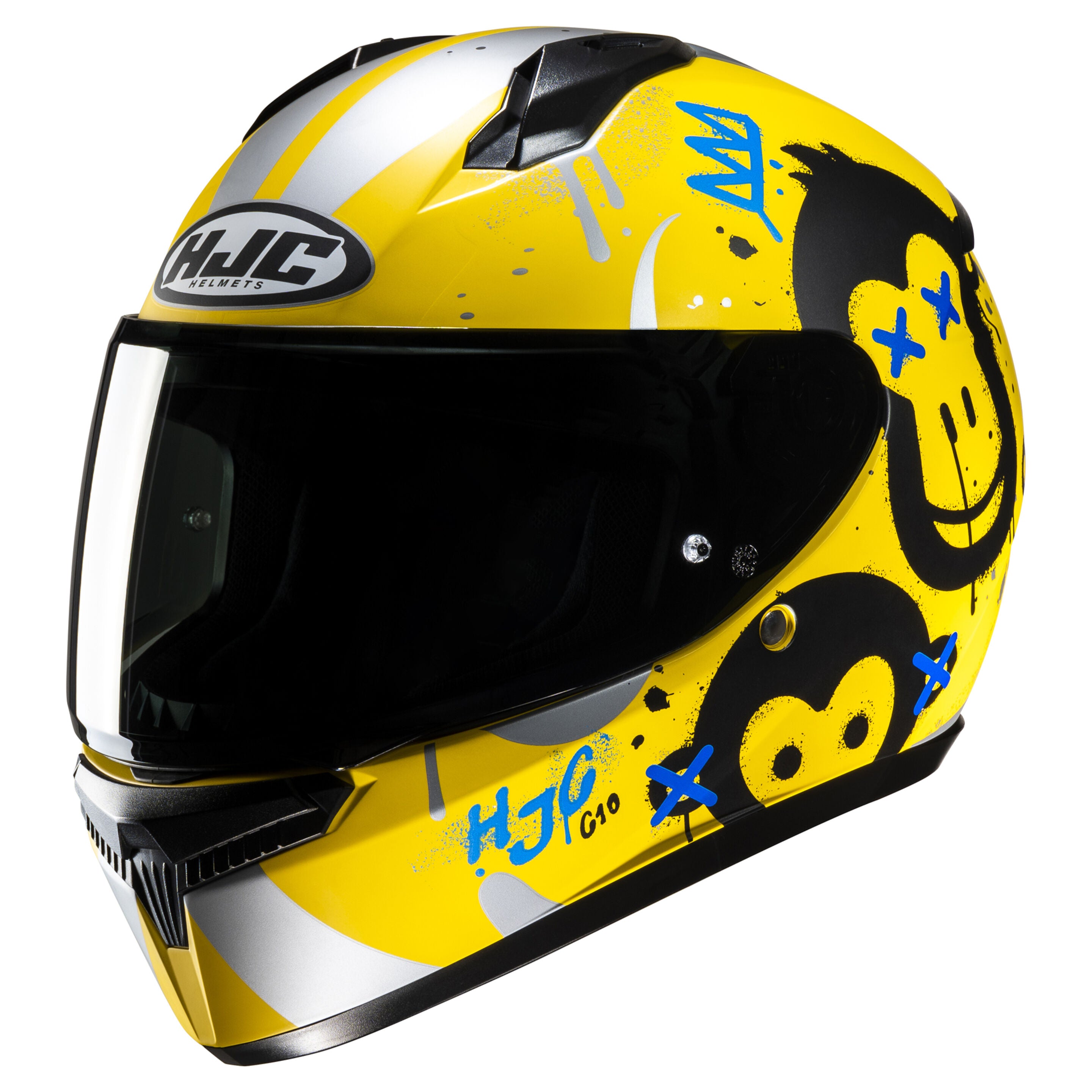 HJC C10 ECE 22.06 Full Face Helmet - GETI MC3SF - 2XS #1126870