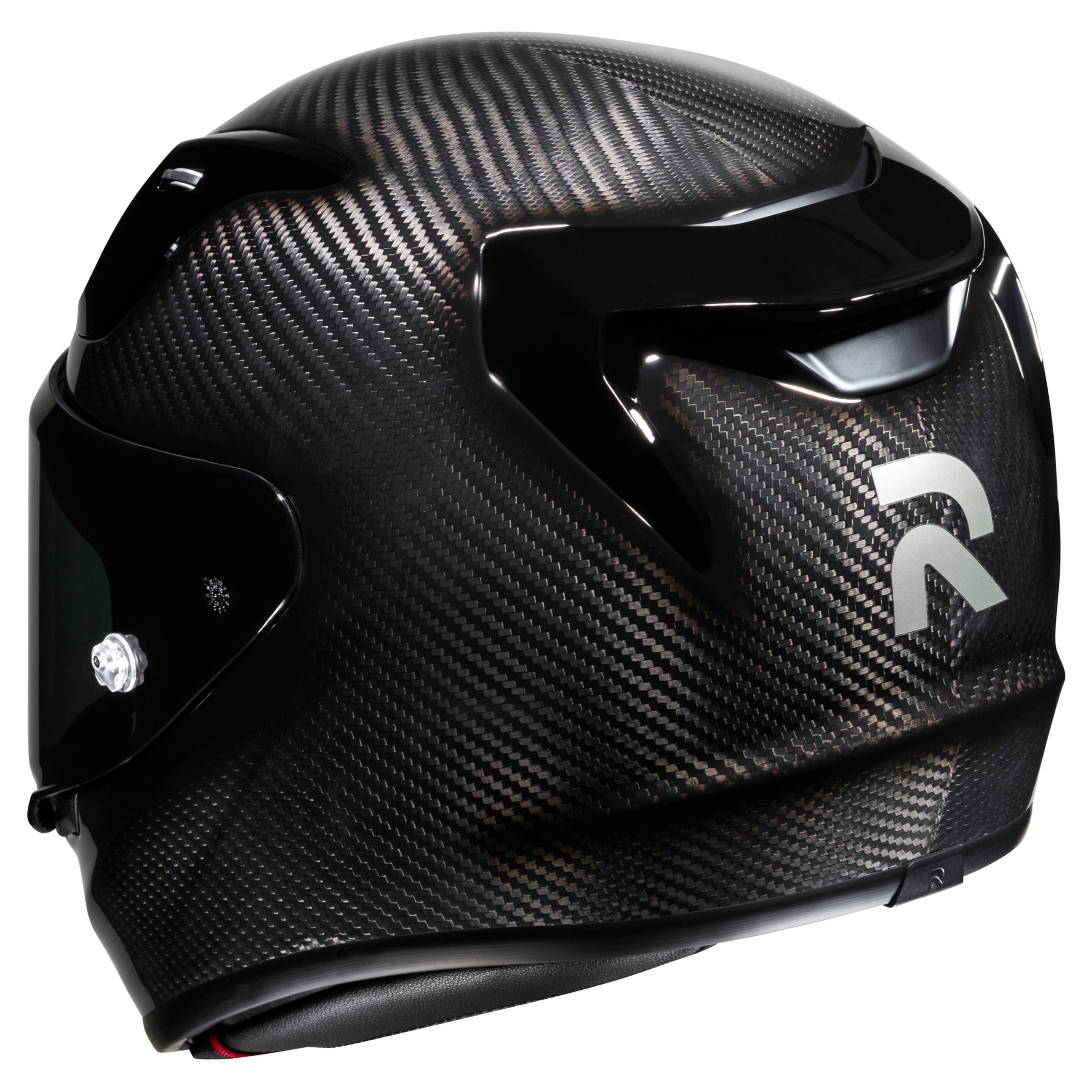 HJC RPHA 12 Carbon ECE 22.06 Certified Full Face Helmet - SOLID BLACK - XL #1126916