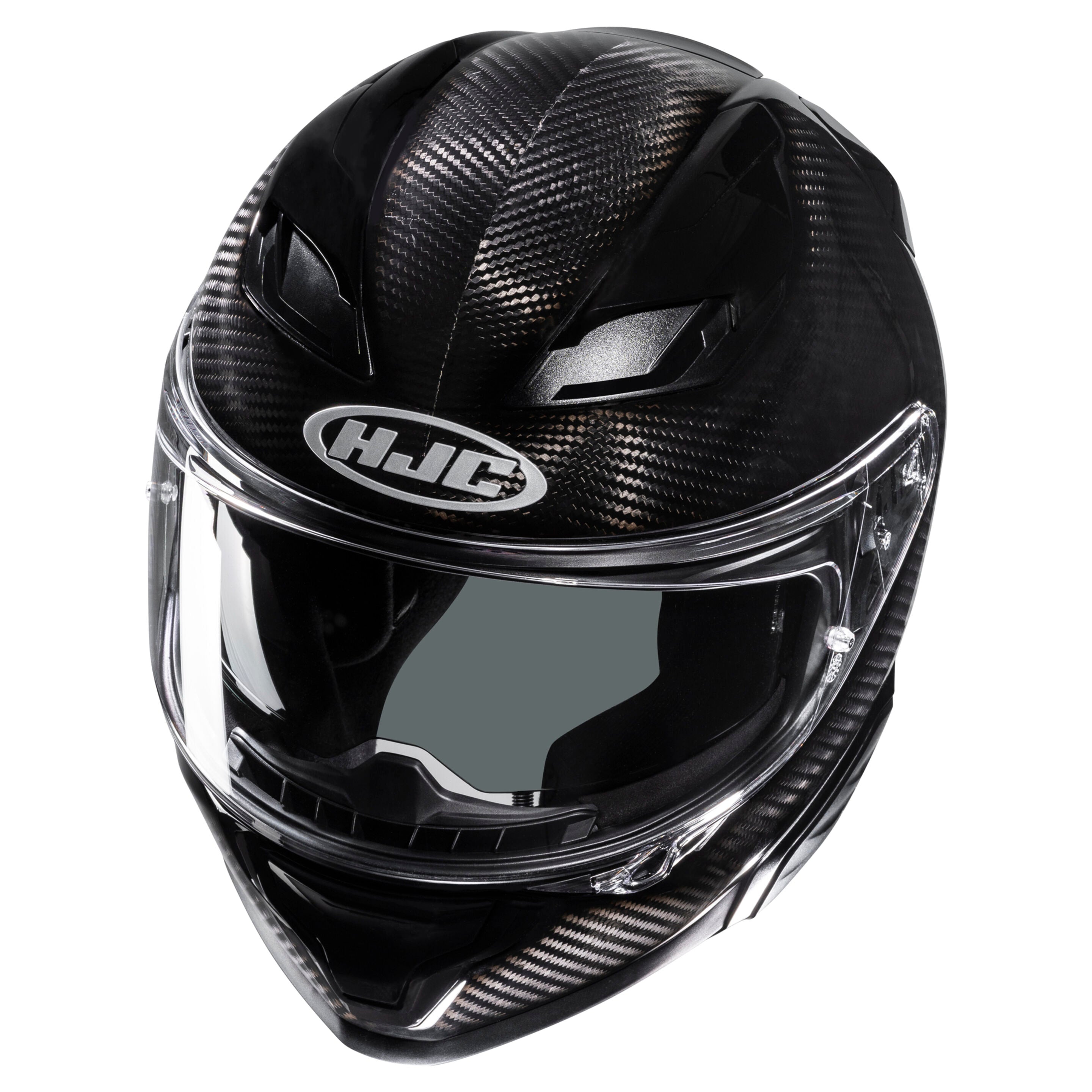 HJC F71 ECE 22.06 Certified Carbon Full Face Helmet - SOLID BLACK - 2XL #1126995