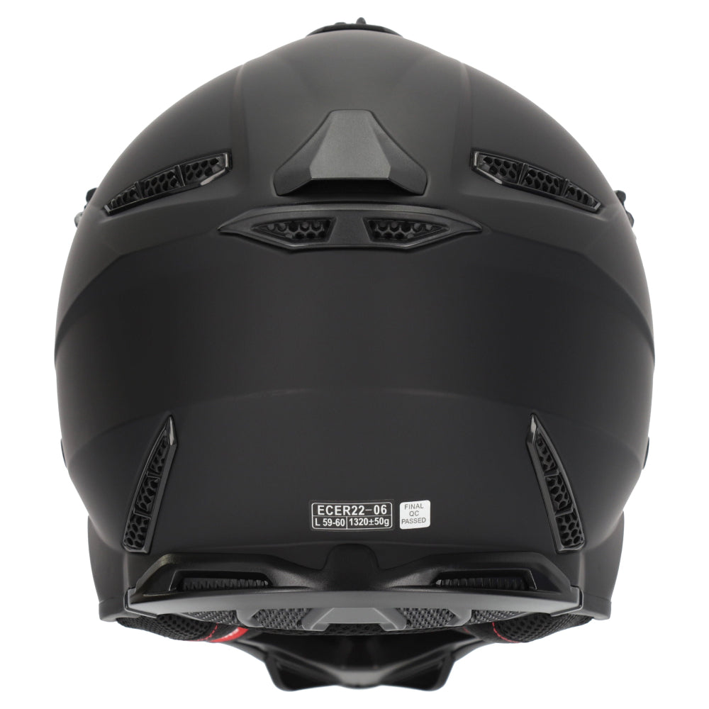 M2R X2.1 Youth ECE 22.06 Lightweight MX Helmet - Matt Black - YS #1127307