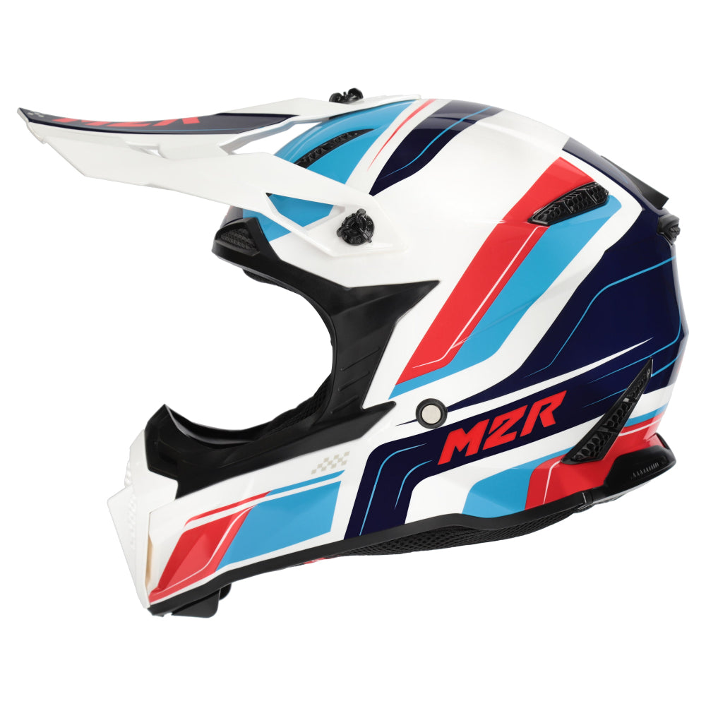 M2R X2.1 ECE 22.06 Lightweight Motocross Helmet - Pulse PC-2 - XL #1127289