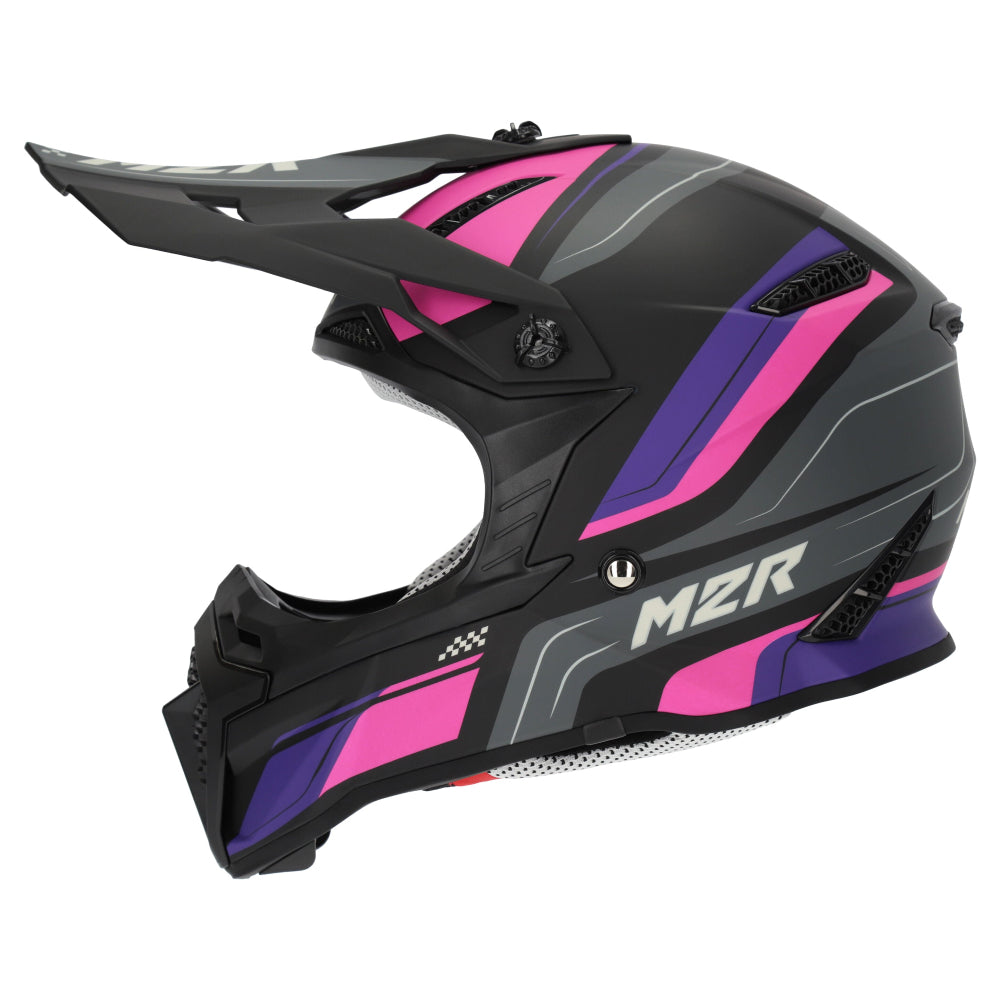 M2R X2.1 Youth ECE 22.06 Lightweight MX Helmet - PULSE PC-7F - YL #1127318