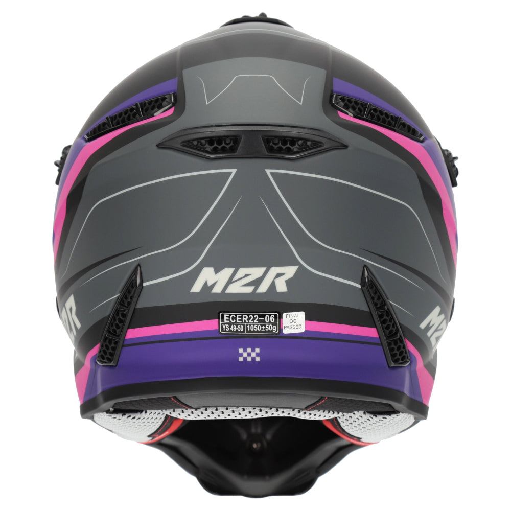 M2R X2.1 Youth ECE 22.06 Lightweight MX Helmet - PULSE PC-7F - YL #1127318
