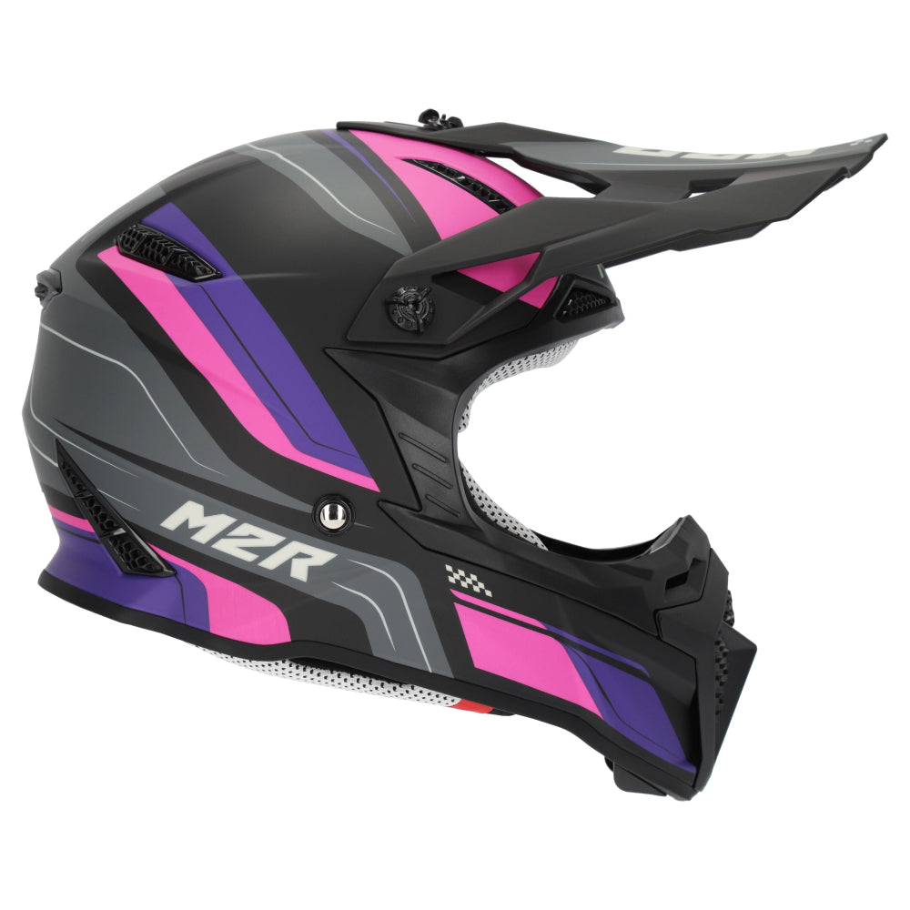 M2R X2.1 Youth ECE 22.06 Lightweight MX Helmet - PULSE PC-7F - YL #1127318
