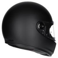 M2R Fugitive Retro ECE 22.06 Full Face Helmet - Matt Black - M #1127620