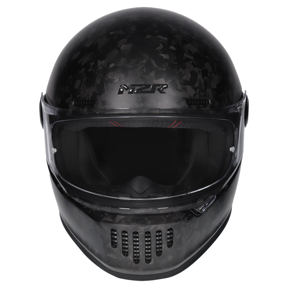M2R Fugitive Retro ECE 22.06 Full Face Helmet - Forged Carbon - L #1127626