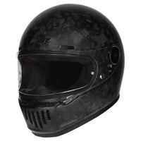 M2R Fugitive Retro ECE 22.06 Full Face Helmet - Forged Carbon - L #1127626