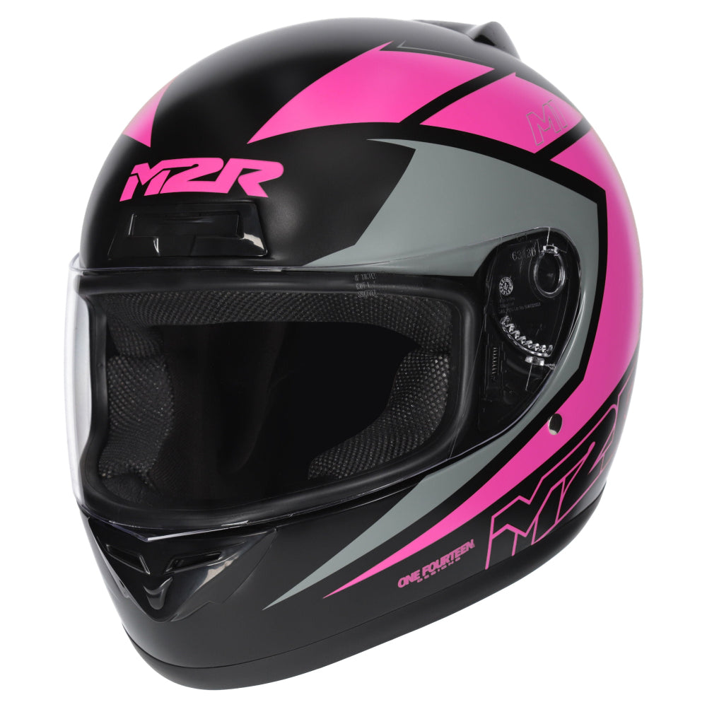 M2R M1 Full Face Motorcycle Helmet Racing ABS - CARVE PC-7F - M #1128121