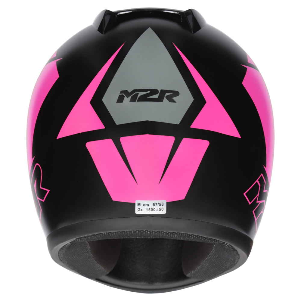 M2R M1 Full Face Motorcycle Helmet Racing ABS - CARVE PC-7F - M #1128121