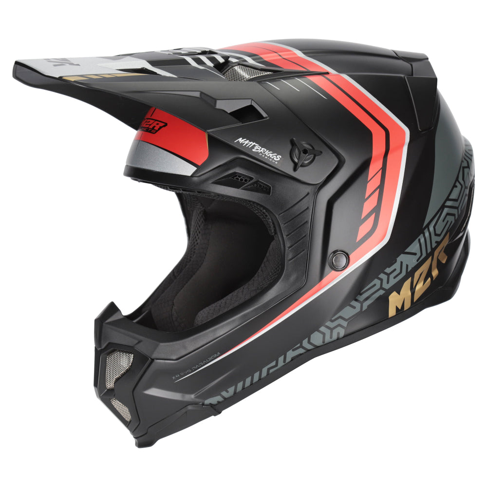 M2R X4 Evo Carbon ECE 22.06 Certified MX Helmet - Paradigm PC-1F - XS #1128221