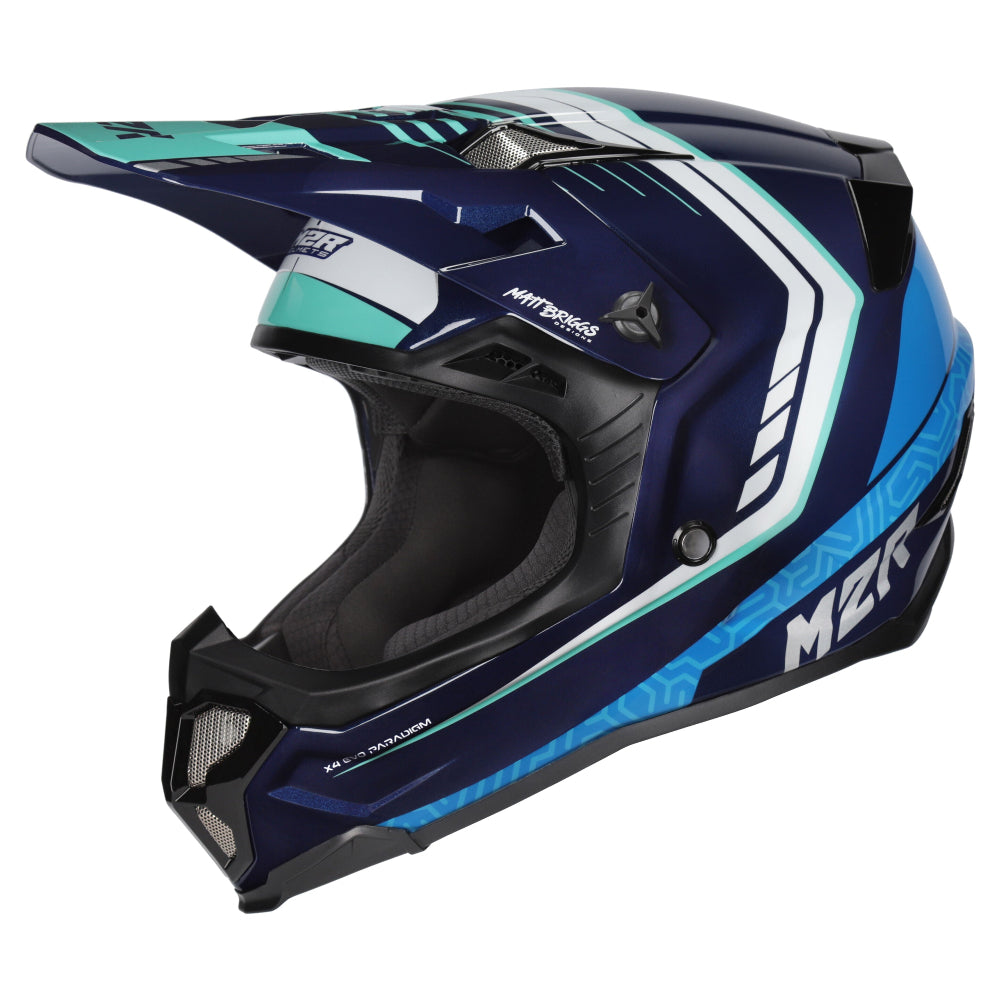 M2R X4 Evo Lightweight ECE 22.06 MX Helmet - Paradigm PC-2 - S #1128228
