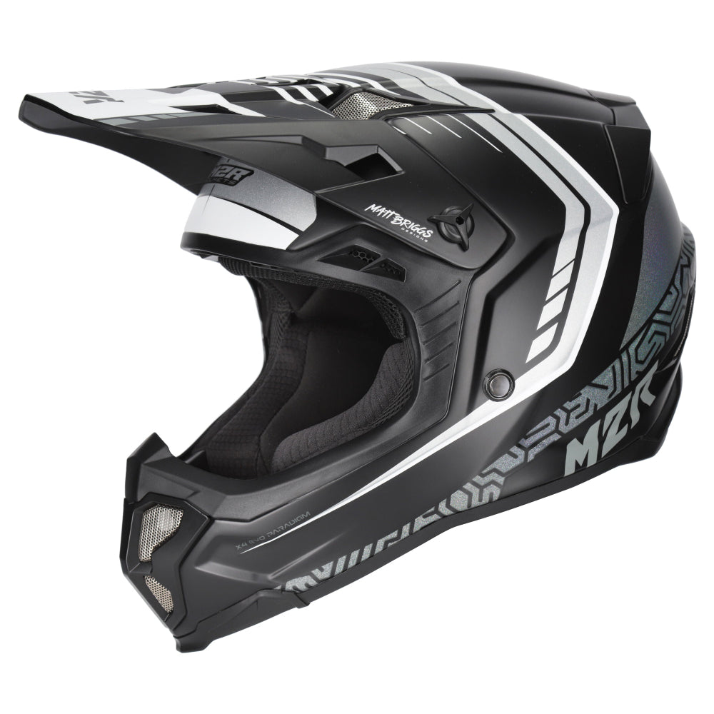 M2R X4 Evo Carbon ECE 22.06 Certified MX Helmet - Paradigm PC-5F - XS #1128233