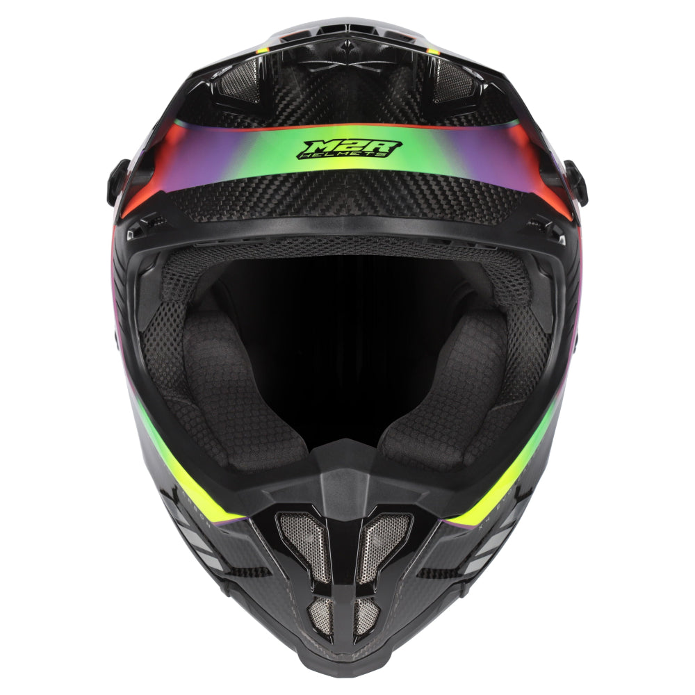 M2R X4 Evo Carbon ECE 22.06 Certified MX Helmet - FLEX PC-10 - 2XL #1128250