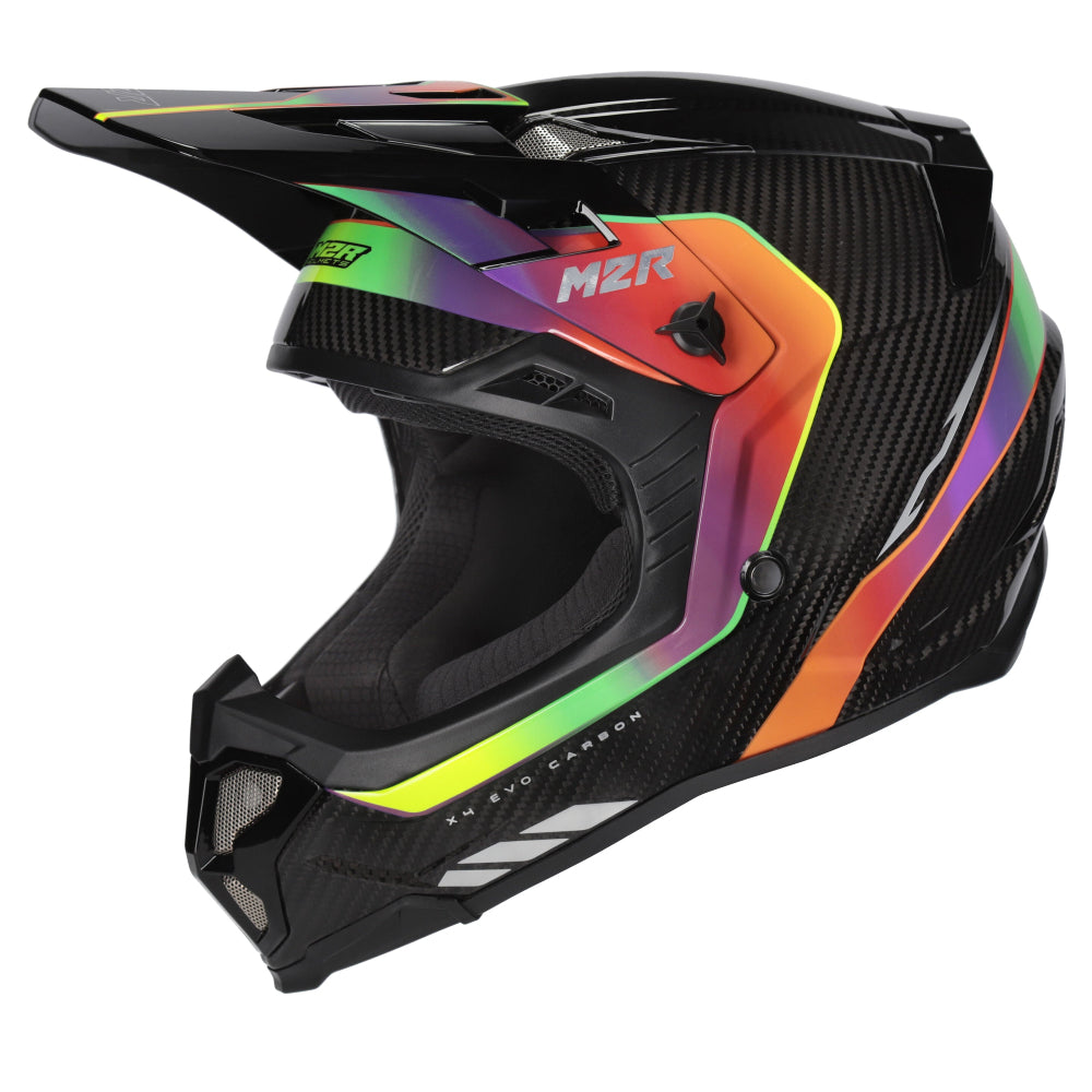 M2R X4 Evo Carbon ECE 22.06 Certified MX Helmet - FLEX PC-10 - 2XL #1128250