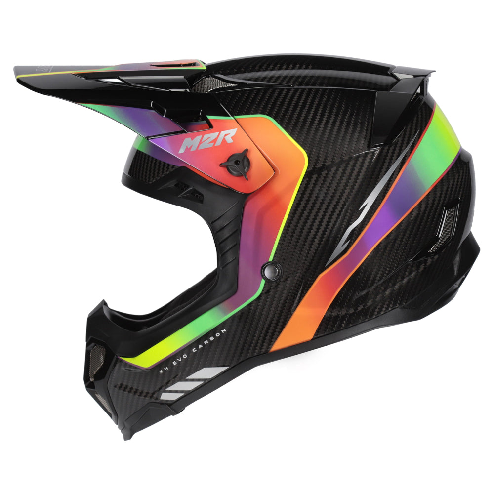 M2R X4 Evo Carbon ECE 22.06 Certified MX Helmet - FLEX PC-10 - 2XL #1128250