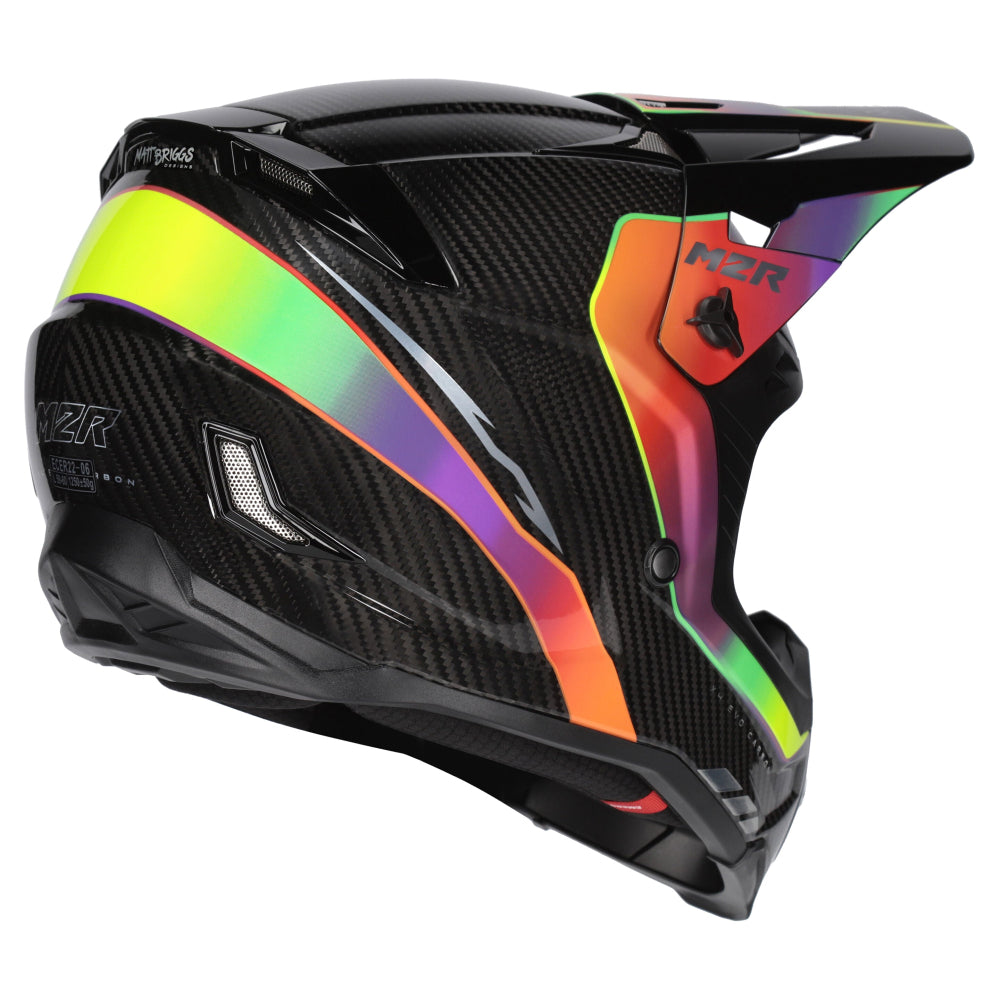 M2R X4 Evo Carbon ECE 22.06 Certified MX Helmet - FLEX PC-10 - 2XL #1128250