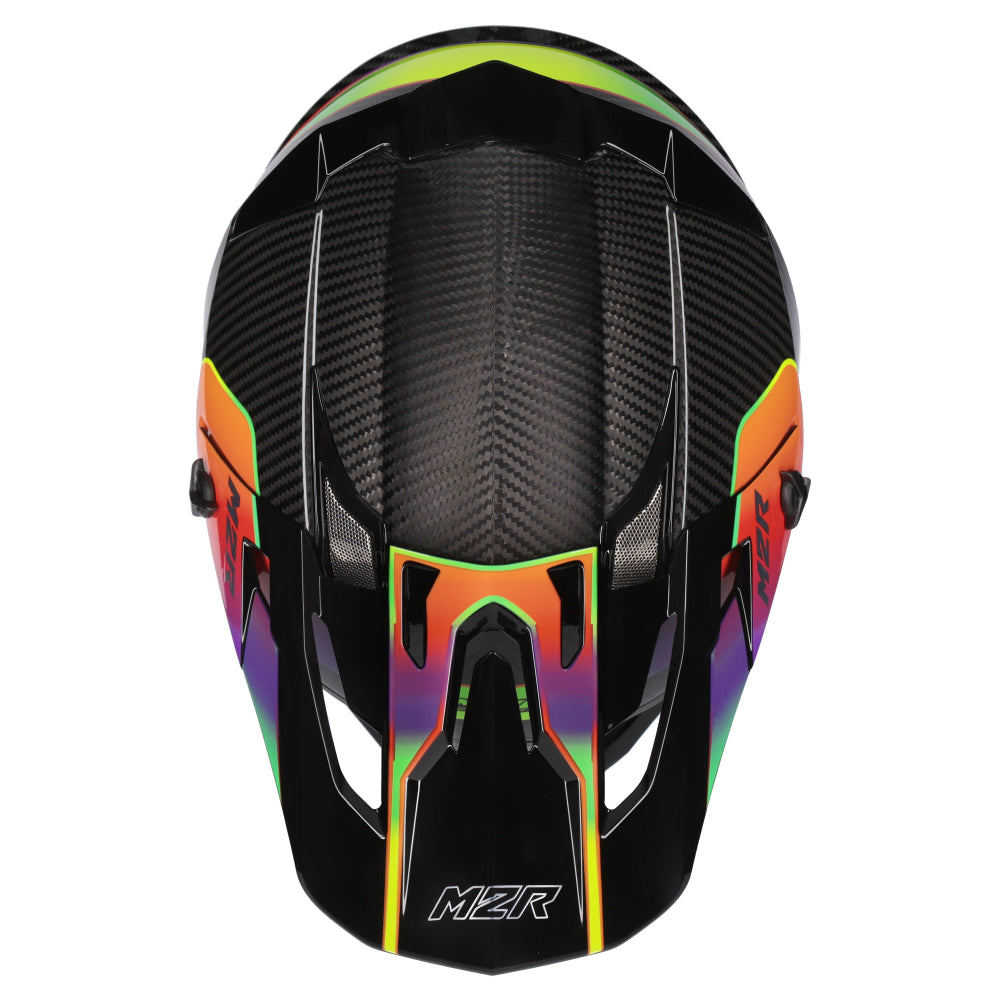 M2R X4 Evo Carbon ECE 22.06 Certified MX Helmet - FLEX PC-10 - 2XL #1128250