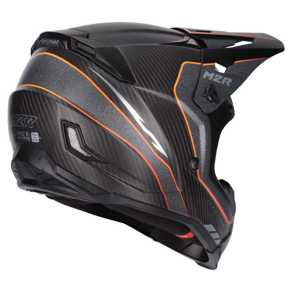 M2R X4 Evo Carbon ECE 22.06 Certified MX Helmet - FLEX PC-5F - XS #1128251