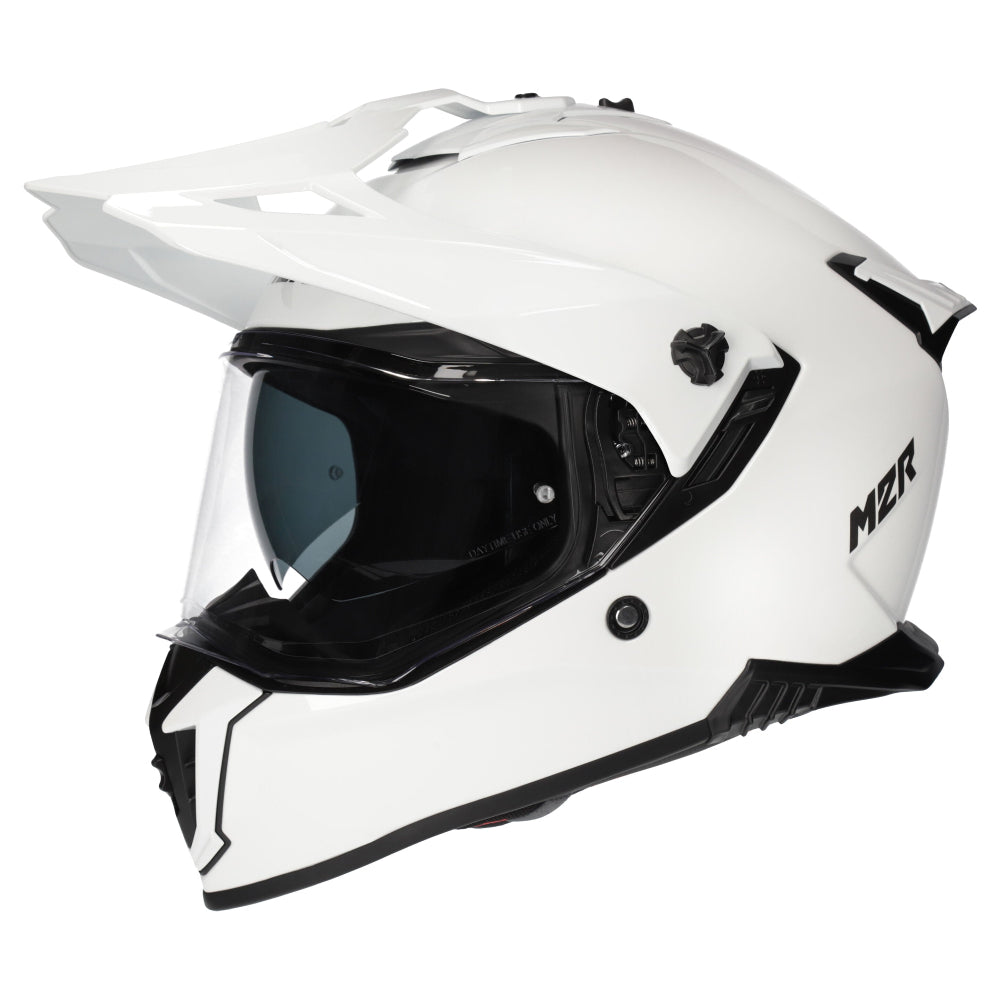 M2R Navigator Motorcycle Helmet ECE 22.06 Dual Sport - White - XL #1126712