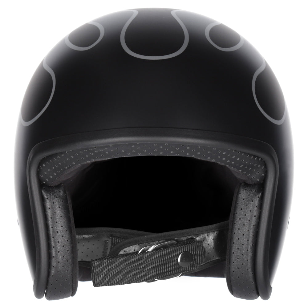 M2R Prime Open Face Motorcycle Helmet - Flamed PC -5F - XL #1129372
