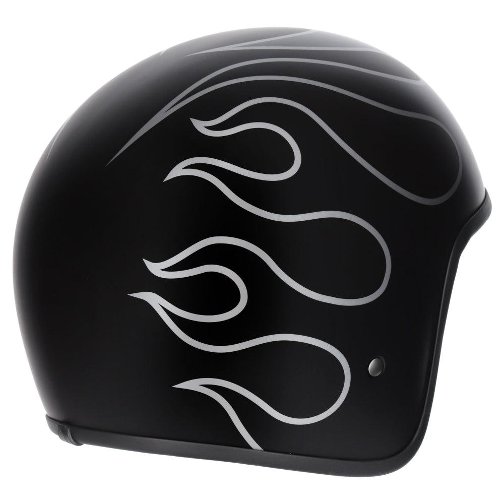 M2R Prime Open Face Motorcycle Helmet - Flamed PC -5F - XL #1129372