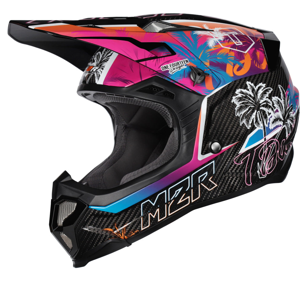 M2R X4 Evo Carbon ECE 22.06 Certified MX Helmet - TDUB PCFIC PC10 - XL #1129403