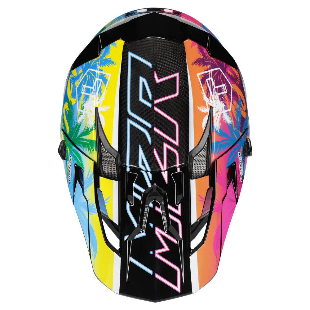 M2R X4 Evo Carbon ECE 22.06 Certified MX Helmet - TDUB PCFIC PC10 - XL #1129403