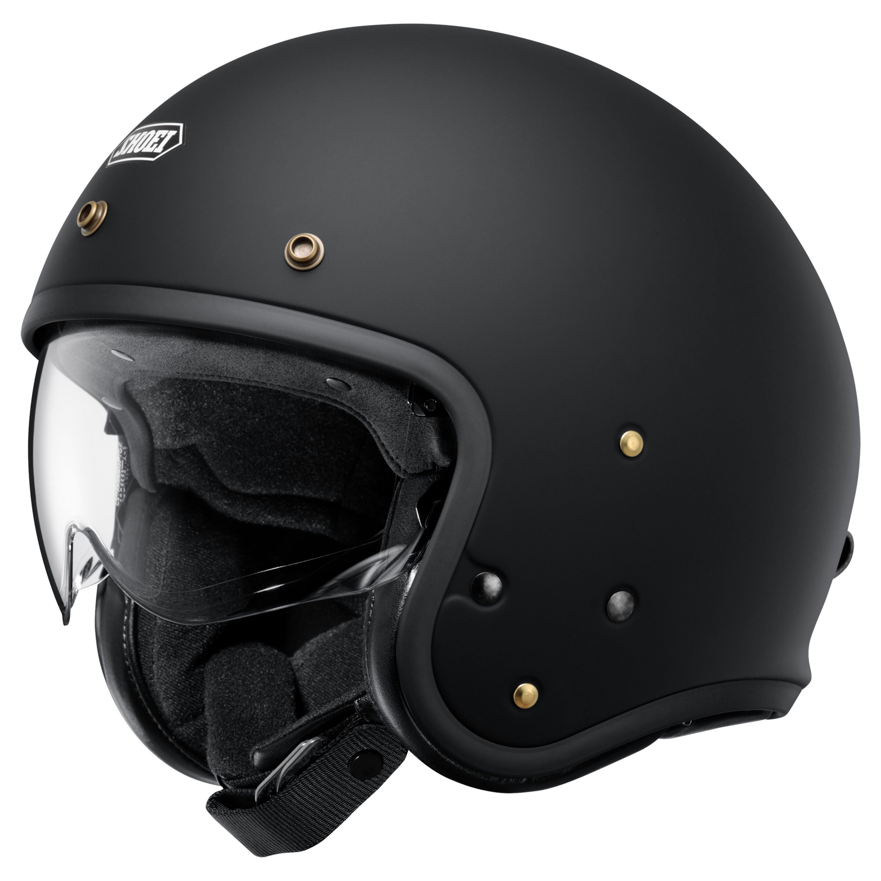Shoei J.O2 Helmet Open Face Motorcycle Helmet - Matt Black - 2XL #1129864