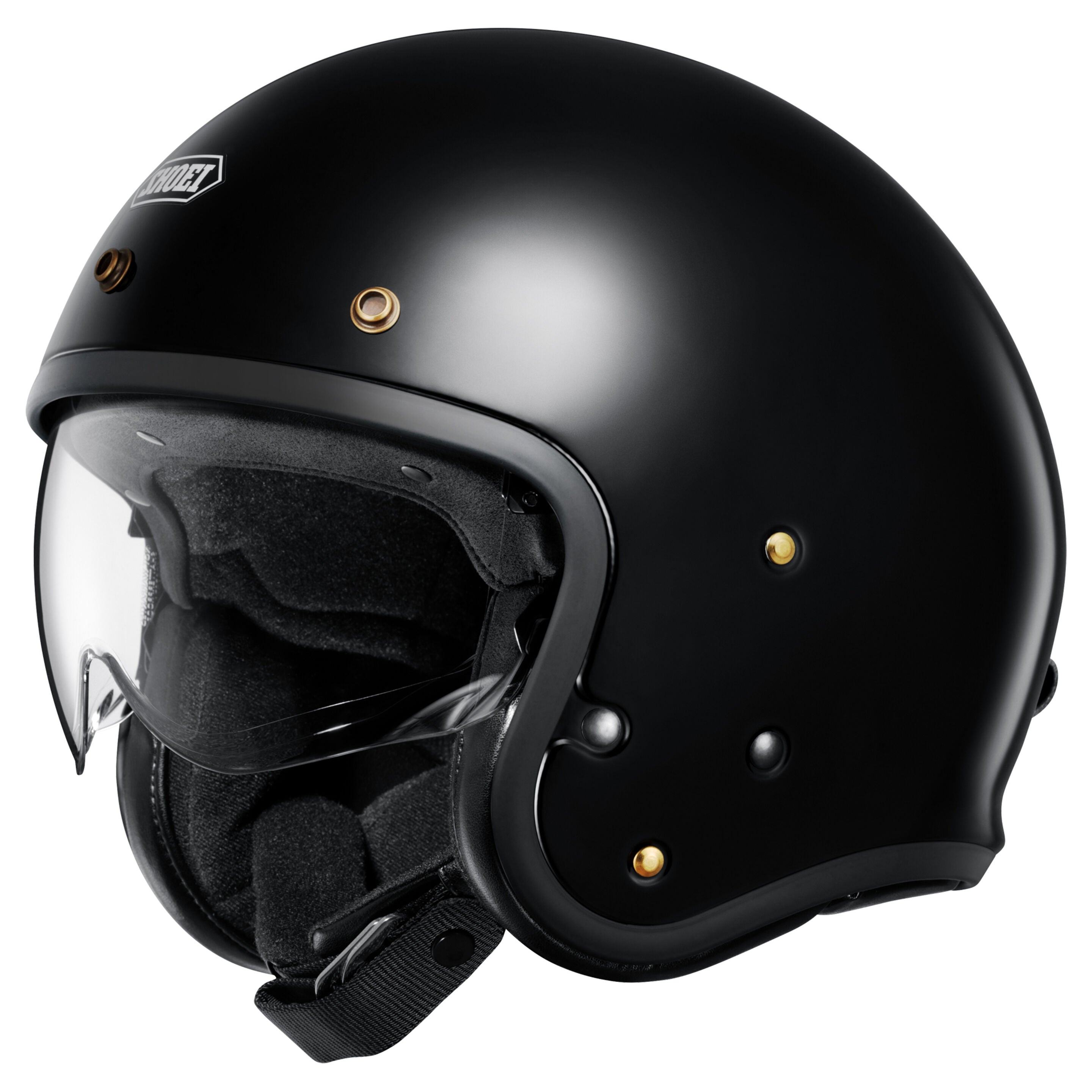 Shoei J.O2 Helmet Open Face Motorcycle Helmet - Black - S #1129872