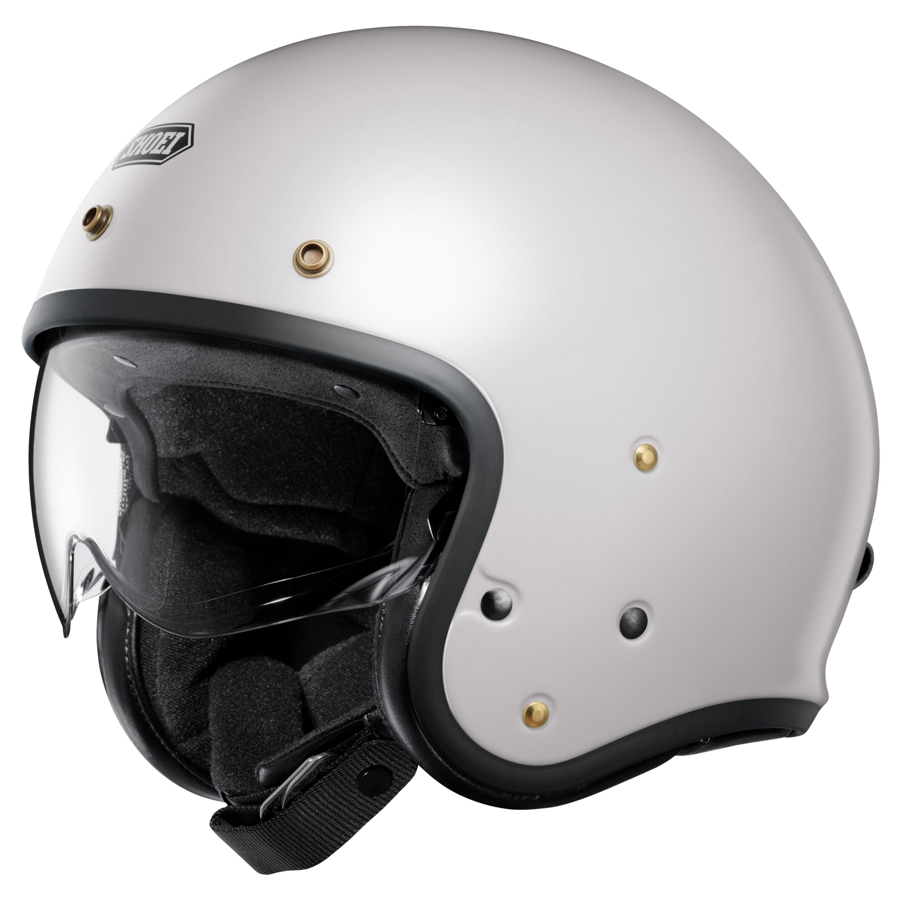 Shoei J.O2 Helmet Open Face Motorcycle Helmet - Off White - 2XL #1129882