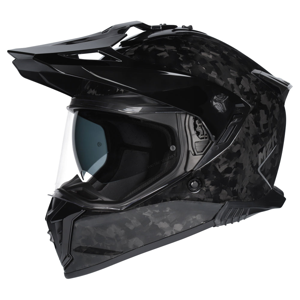 M2R Navigator Motorcycle Helmet ECE 22.06 - Forged Carbon - XS #1130665