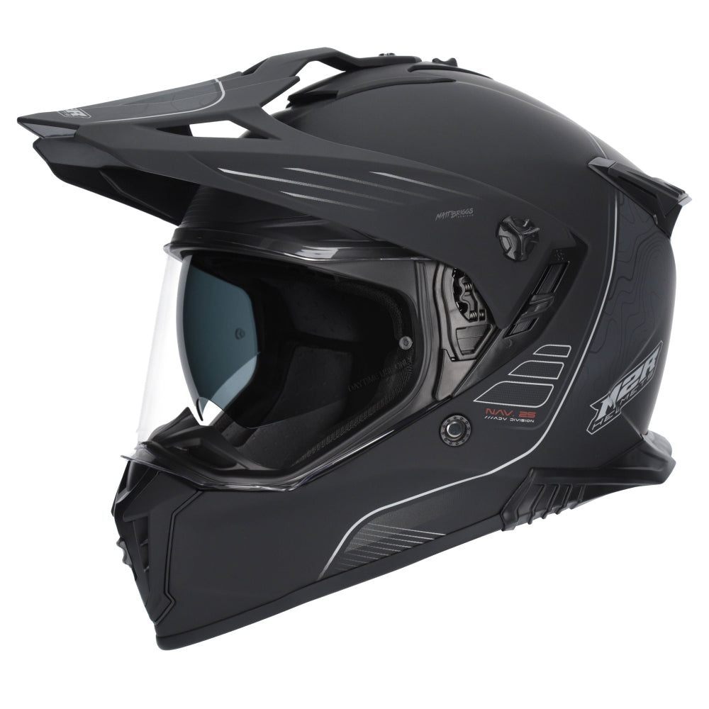 M2R Navigator Motorcycle Helmet ECE 22.06 - Elevate PC-5F - 2XL #1130684
