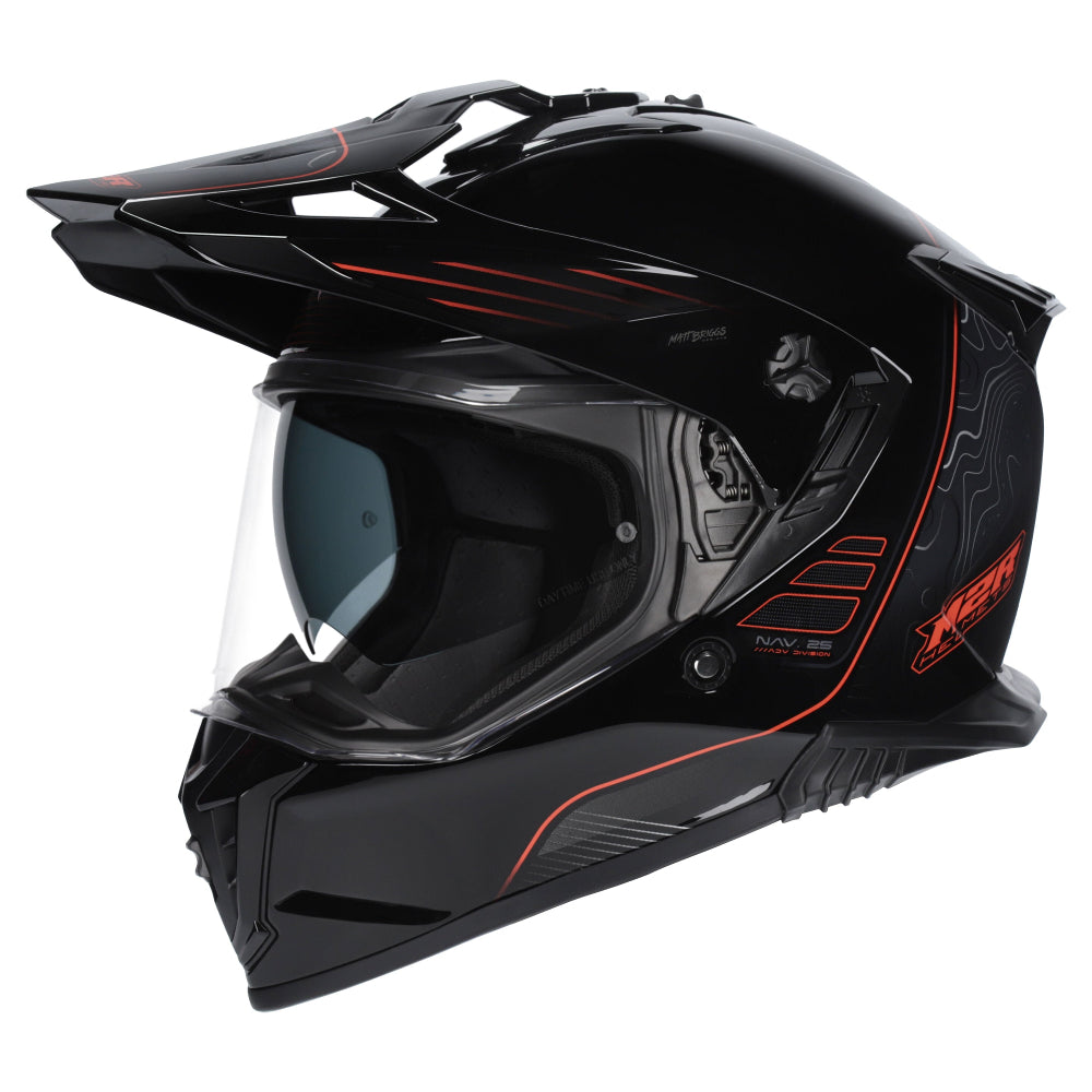 M2R Navigator Motorcycle Helmet ECE 22.06 - Elevate PC-8F - XS #1130686