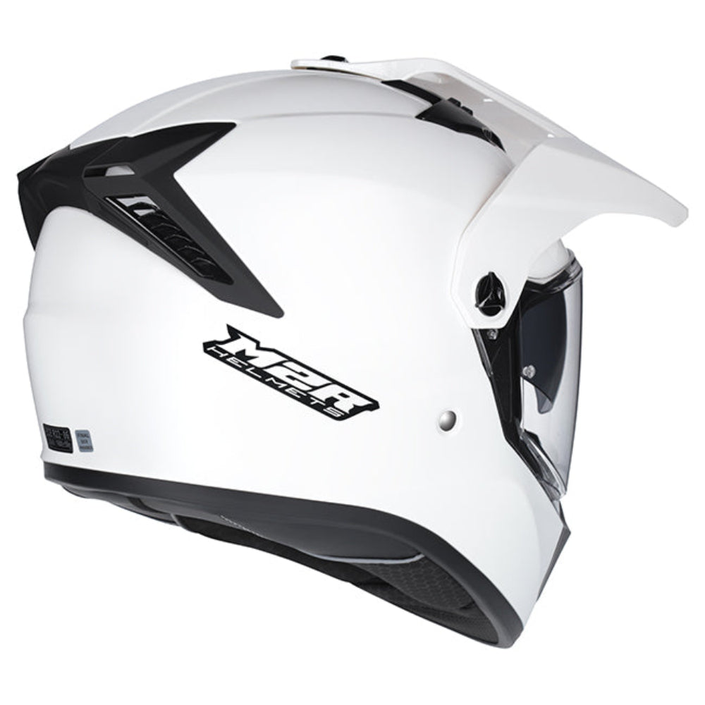 M2R Patrol Adventure Motorcycle Helmet ECE 22.06 -  White - 2XL #1130713
