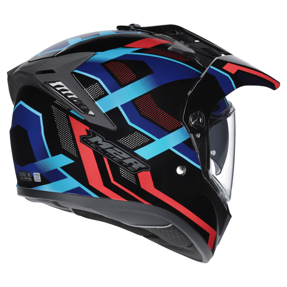 M2R Patrol Adventure Motorcycle Helmet ECE 22.06 -  Razor PC-1 - S #1130714