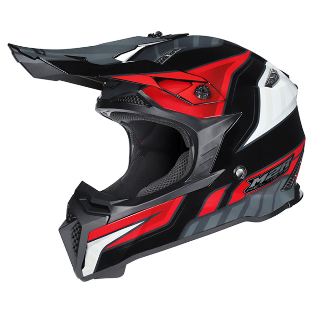 M2R X2.1 ECE 22.06 Lightweight Motocross Helmet - TORQUE PC-1 - XS #1131474