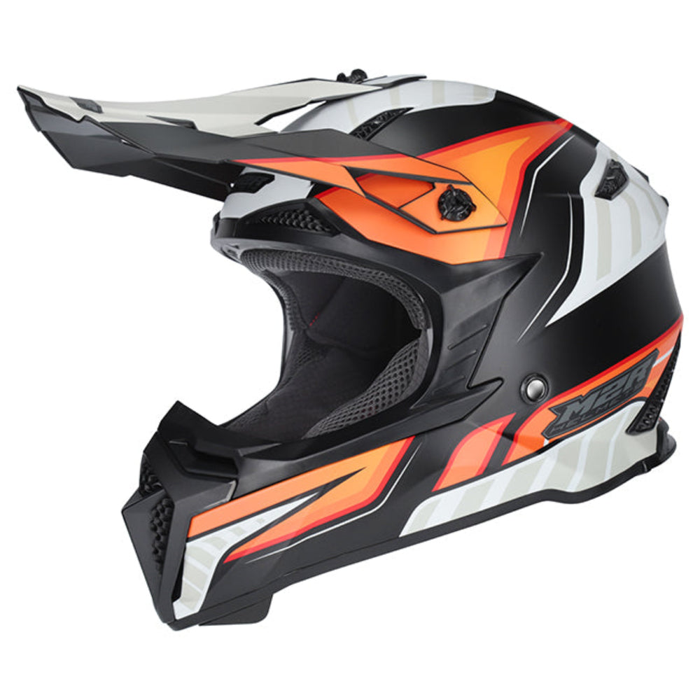 M2R X2.1 ECE 22.06 Lightweight Motocross Helmet - TORQUE PC-8F - XS #1131492