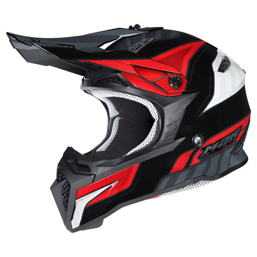 M2R X2.1 Youth ECE 22.06 Lightweight MX Helmet - Torque PC-1 - YS #1131504