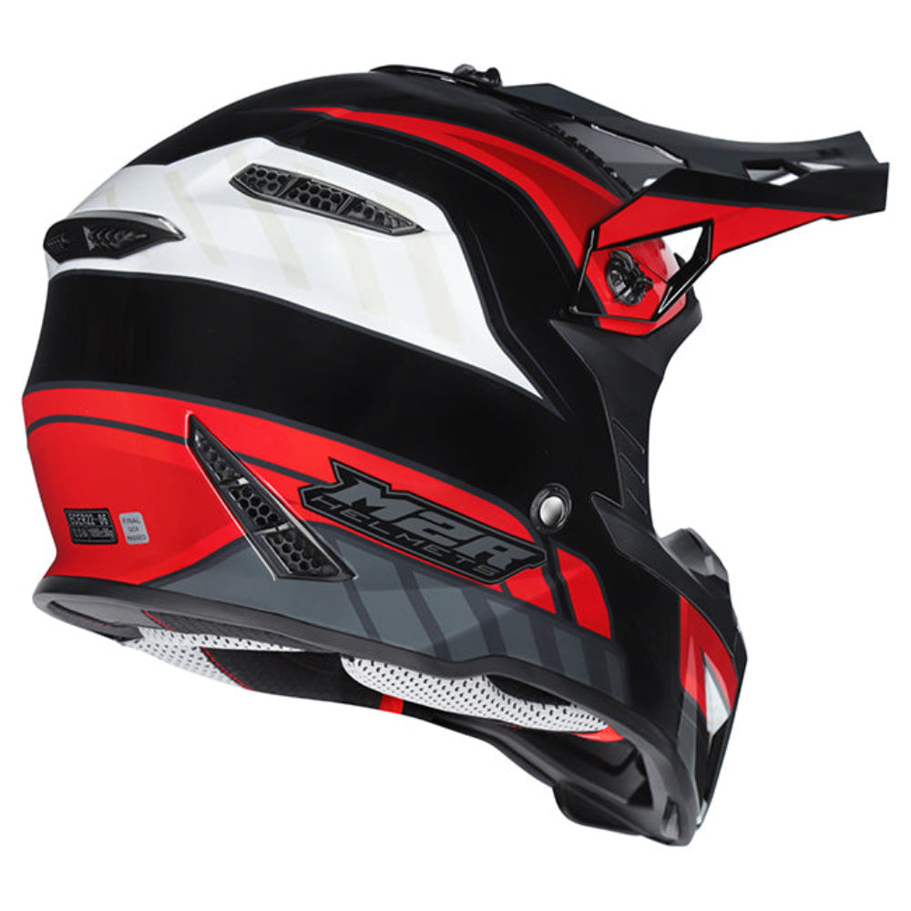 M2R X2.1 Youth ECE 22.06 Lightweight MX Helmet - Torque PC-1 - YS #1131504
