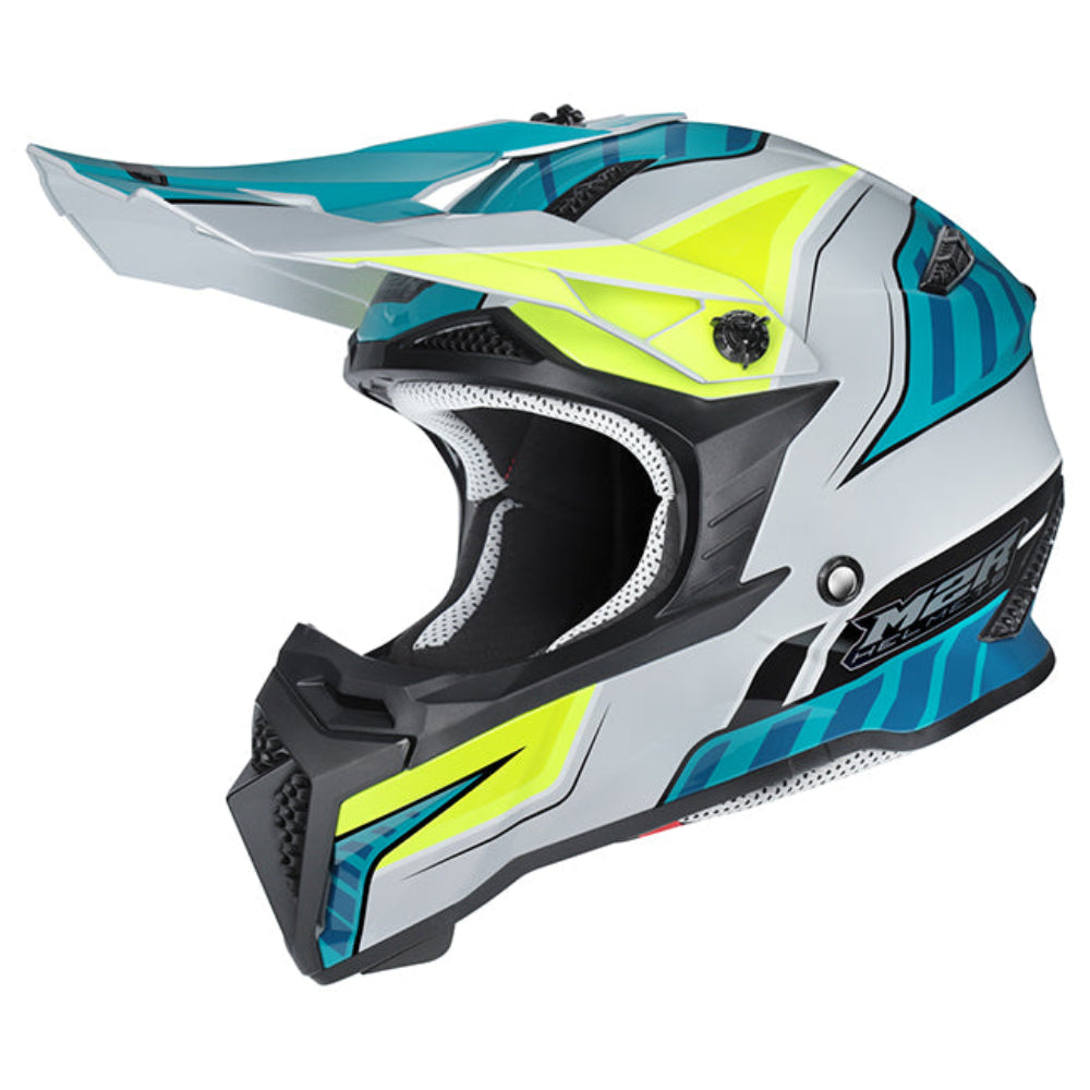 M2R X2.1 Youth ECE 22.06 Lightweight MX Helmet - Torque PC-3 - YM #1131508